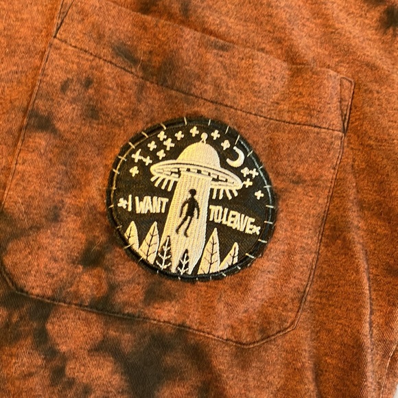 Bleach dyed crop - Picture 2 of 2